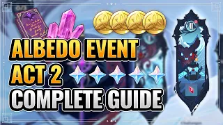 Albedo Event Act 2 Complete Guide (NO RESIN NEEDED! FREE 180 PRIMOGEMS!) Genshin Impact Dragonspine