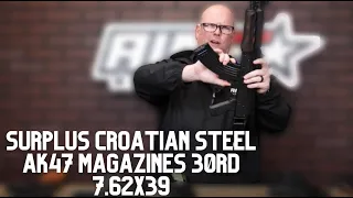 Surplus Croatian Steel AK47 Magazines