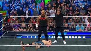 Solo Sikoa and Jimmy Uso brutally attack John Cena - WWE SmackDown 9/22/2023