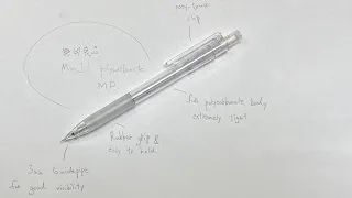 Cheap and easy to write! MUJI polycarbonate MP 0.5mm review