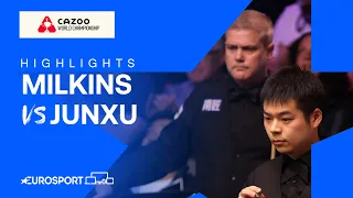 DRAMA AT THE CRUCIBLE 🔥 | Robert Milkins vs Pang Junxu | 2024 World Snooker Championship Highlights