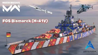 Modern Warships | FGS Bismarck (H-41V) | Stay Strong