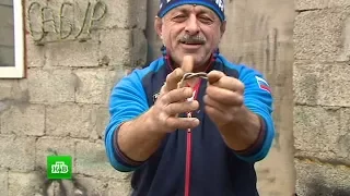 Омар Ханапиев Железные Челюсти силач из Дагестана