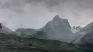 Iceberg Graveyard in Lemaire Channel, Antarctica