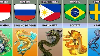 Sea Monsters From Different Countries