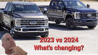 2024 Ford Super duty..trims and features explained..what's different from 2023?