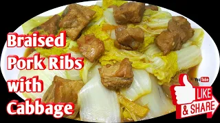 Braised Pork Ribs with Cabbage