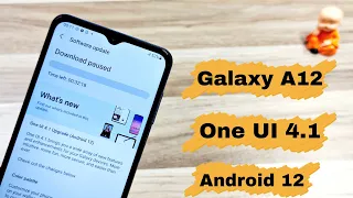 Samsung Galaxy A12 | One Ui 4.1 Upgrade (Android 12) How To Install 🔥🔥🔥