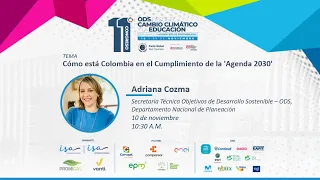 #11CongresoPactoGlobal | ¿Cómo está Colombia en el Cumplimiento de la Agenda 2030? Adriana Cozma-DNP