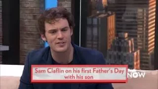 sam claflin about his son