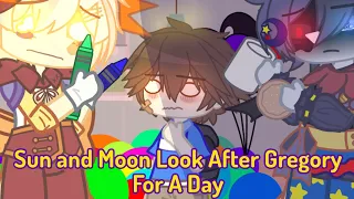 Sundrop and Moondrop look after Gregory for A Day | GCMM | FNAF SB | Gacha Club