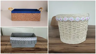 3 HARİKA SEPET YAPIMI / MAKING 3 AMAZING BASKETS  #рециркулировать #リサイクル