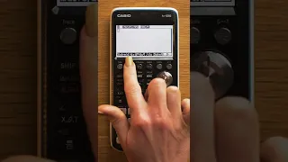 [Casio fx-CG50 tutorials] Integration and differentiation #shorts