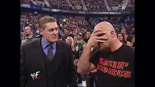 Stone Cold Steve Austin Interrupted By The New Commissioner Mick Foley (2/2) WWESmackdown 10-11-2001