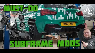 MUST DO BMW M140i Rear Subframe Upgrades For The HE140i!