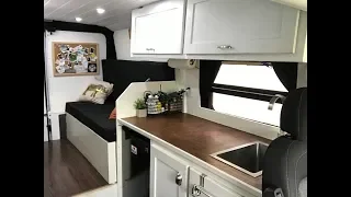 Van Tour - Best Vanlife bed to table conversion