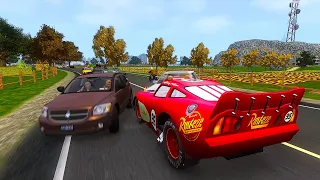 Crazy Lightning McQueen Crashes - GTA 4 Real Car Crashes Ep.82