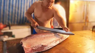 Over 400 kg Bluefin Tuna Superb and Fabulous Cutting Skills