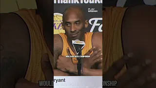 Kobe Bryant Said This After His Final Game 🤯 #shorts