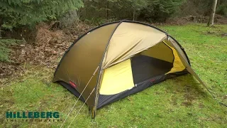 How to roll the Hilleberg Rogen tent door