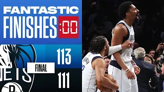 Final 2:46 WILD BUZZER-BEATER ENDING Nets vs Mavericks 🍿🍿