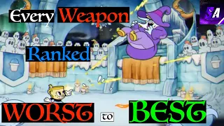 All Cuphead Weapons Ranked Worst to Best