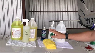 What can you use to clean your plane? Part 1 (Materials)