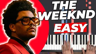 The Weeknd - Blinding Lights (Piano Beginners Song)
