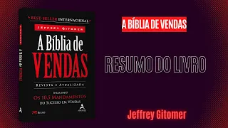 RESUMO DO LIVRO A BIBLIA DE VENDAS - AUDIOBOOK  ANÁLISE COMPLETA .