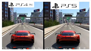 Gran Turismo 7 | PS5 vs PS4 Pro | GRAPHICS COMPARISON | Detail Graphics Analysis