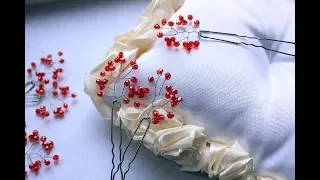 Украшение Для Волос Из Проволоки И Бусин /How to Make Hair Vine Pin/  DIY JEWELRY WIRE