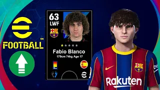 Fabio Blanco PES2021 Barcelona EFootball