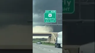 'Lots of debris': Massive tornado swirls near Lincoln, Nebraska