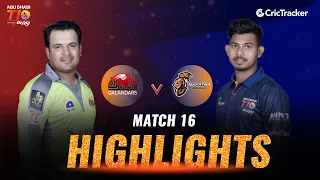 Match 16 - Qalandars vs Maratha Arabians Highlights | Season 4, Abu Dhabi T10 League 2021