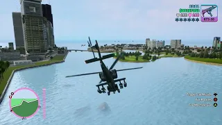 GTA Vice City Definitive Edition - Hunter - Shooting down a plane with the Hunter