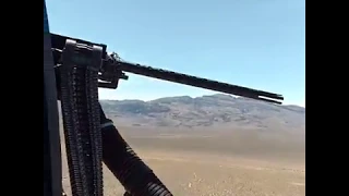 Афганистан. тренировка вертолётных бортстрелков