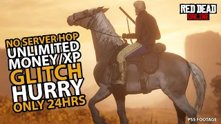 (No Server Hop) Unlimited Money/XP Glitch in Red Dead Online Hurry Only 24hrs