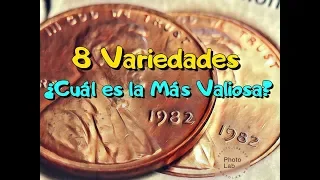 (S) 1982 Lincoln Cent - 8 Variedades ¿Cuál es la Más Valiosa?