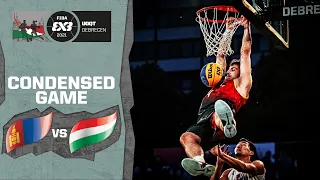 Mongolia v Hungary | Men's - Condensed Game | FIBA 3x3 Universality Olympic Qualifying Tournament