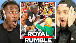 I Reacted To The WSC Royal Rumble Action Figure Match