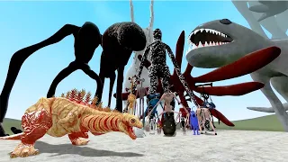 Kamata-Kun Kaiju VS TREVOR HENDERSON CREATURES!! in Garry's Mod