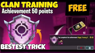 Happy Clan Training Pubg Achievements | Bestest Trick | Free achievement points and Premium crates