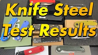 Knife Test XRF & HRC Results !  Surprising and interesting information !