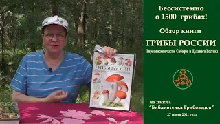 Бессистемно о 1500 грибов! Обзор книги "ГРИБЫ РОССИИ ...." Библиотечка "Грибоведов"