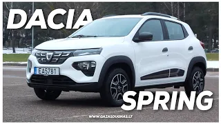 Pigiausias e-auto Dacia Spring: nieko nėra, kas nėra būtina