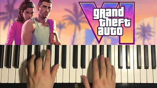 Grand Theft Auto VI - Love Is A Long Road (Piano Tutorial Lesson) | Tom Petty