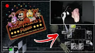 (FNAF) PLAYING FIVE NIGHTS AT FREDDY'S GAME AT 3 AM!! (SCARY)