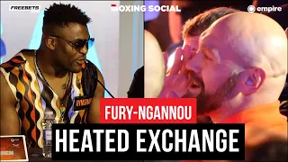 Tyson Fury HEATED EXCHANGE With Francis Ngannou At Press Conference