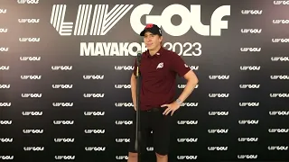 Carlos Ortiz Friday Press Conference 2023 LIV Golf League Mayakoba · Round 1