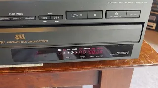 SONY CDP-C301M Compact 5 Disc CD Changer. DEMO.